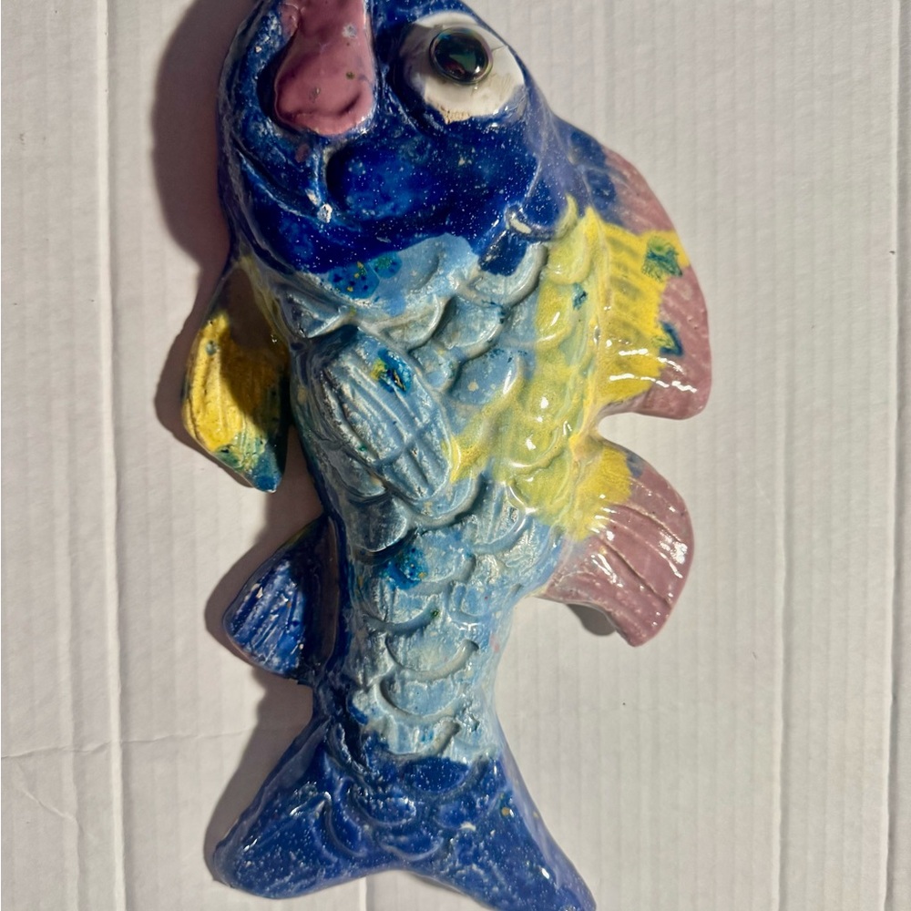 Colorful Ceramic Fish Decor